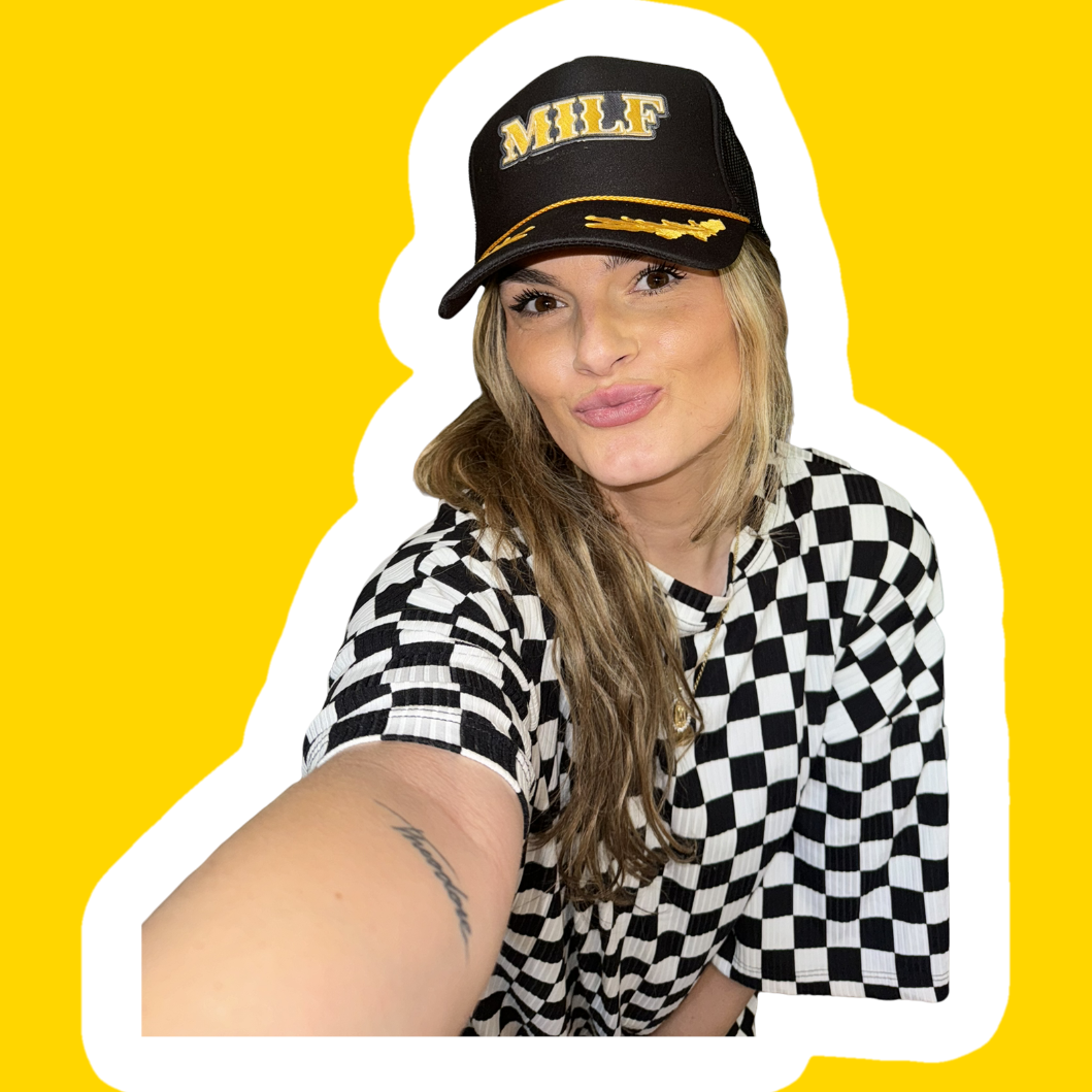 'MILF Status' Trucker Hat